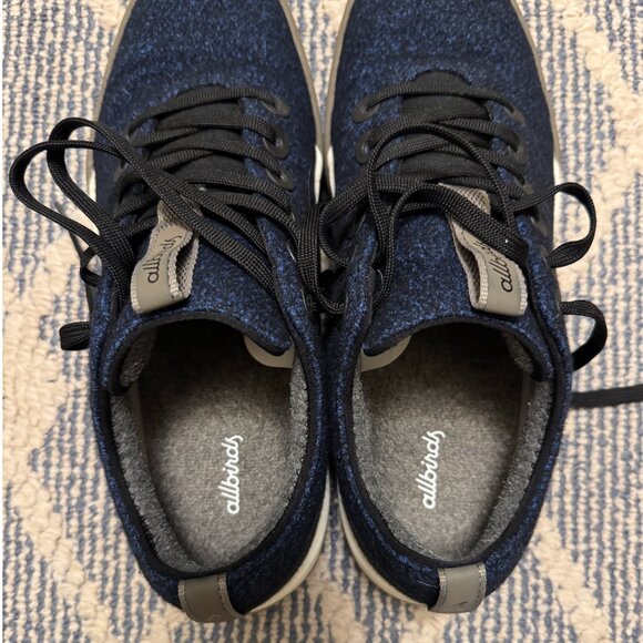 BRAND NEW - Allbirds Men's Wool Cruiser Waterproof Blue Size 10 - Picture 6 of 7